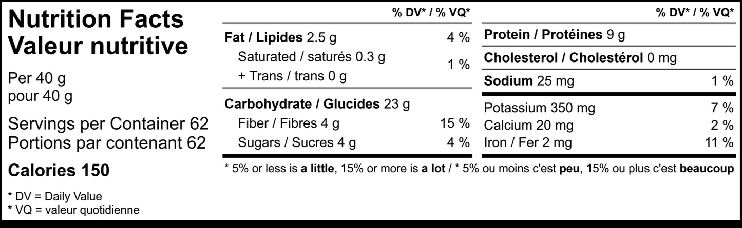 Gluten Free Chickpea Flour - 2.5kg