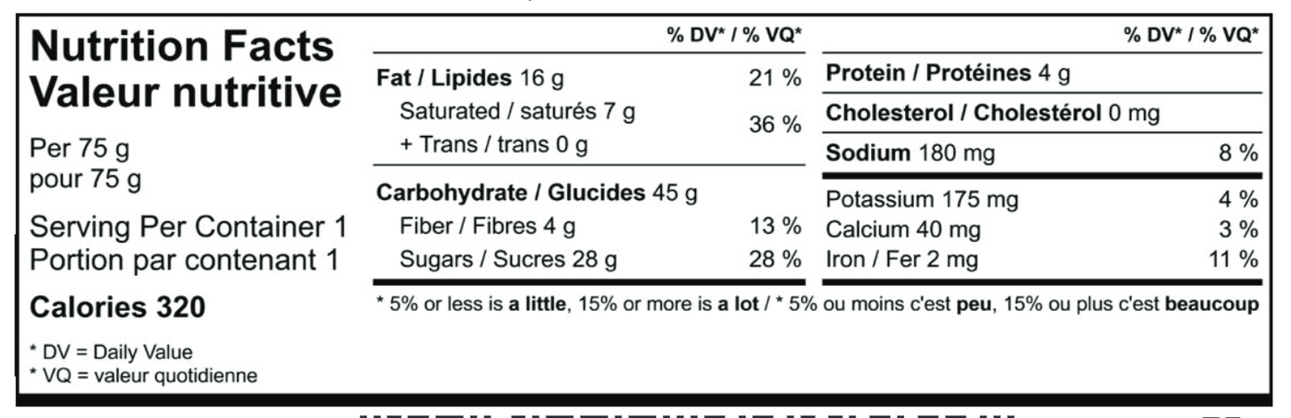 Gluten Free Oat Fudge Bar - 75g x 6 pack