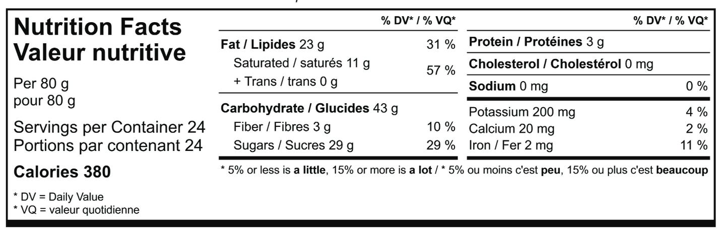 Gluten Free Vanilla Nanaimo Bar - 80g x 6 **GTA ONLY**