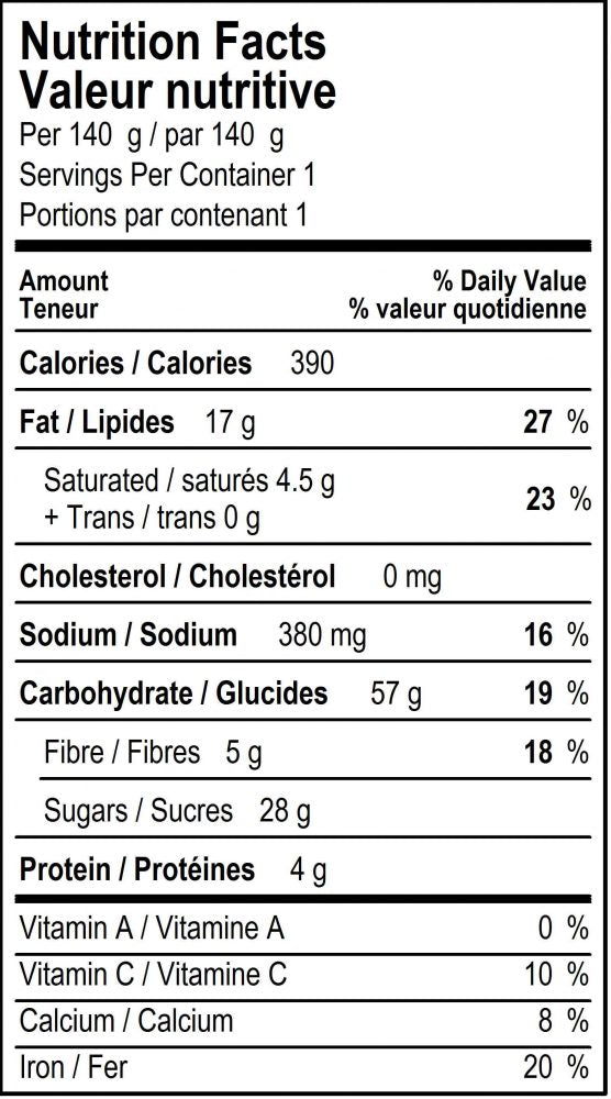 Gluten Free Banana Chocolate Chip Muffins - 140g x 6