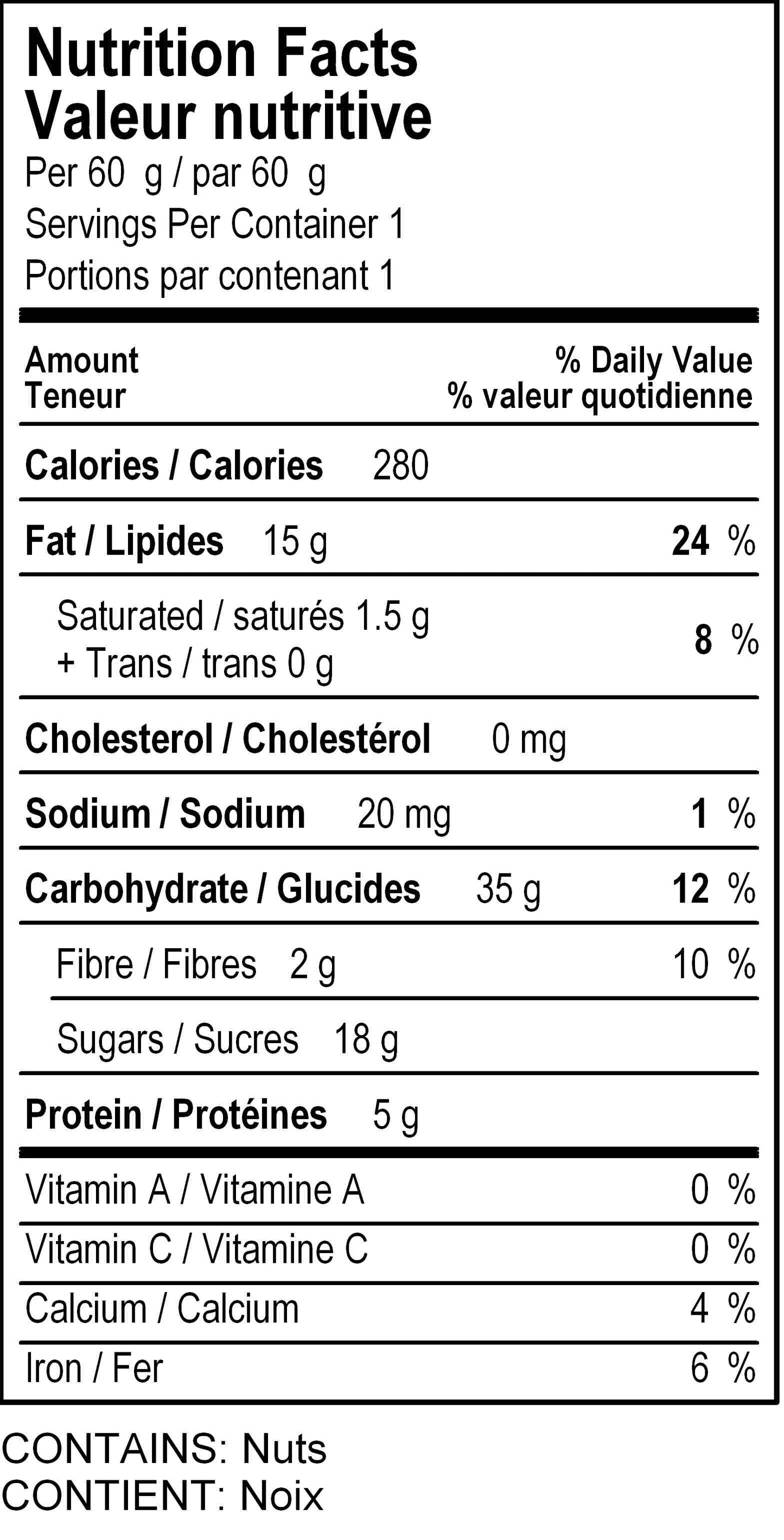Gluten Free Caramel Almond Shortbread - 60g x 6 pack