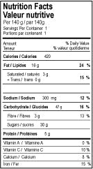Banana Chocolate Chip Muffins - 140g x 6