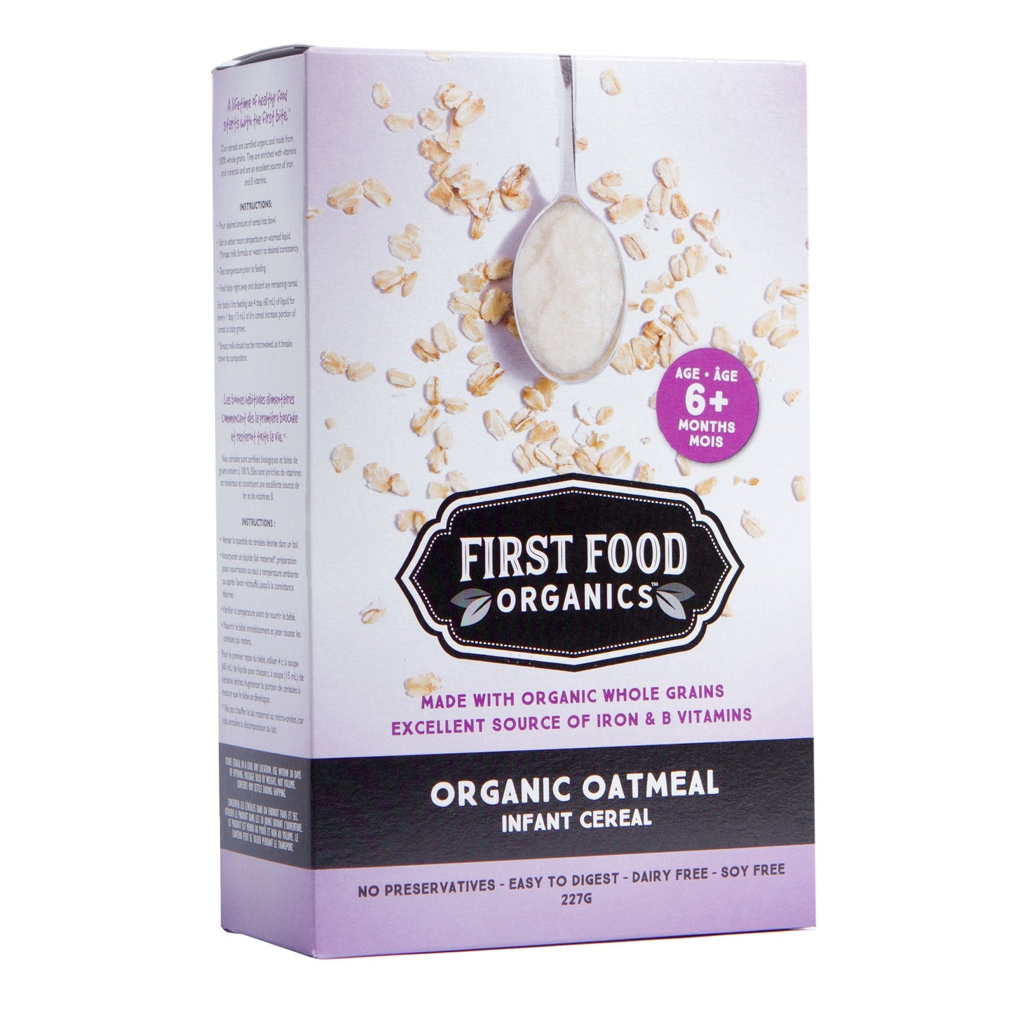 Organic Oatmeal Infant Cereal - 227g