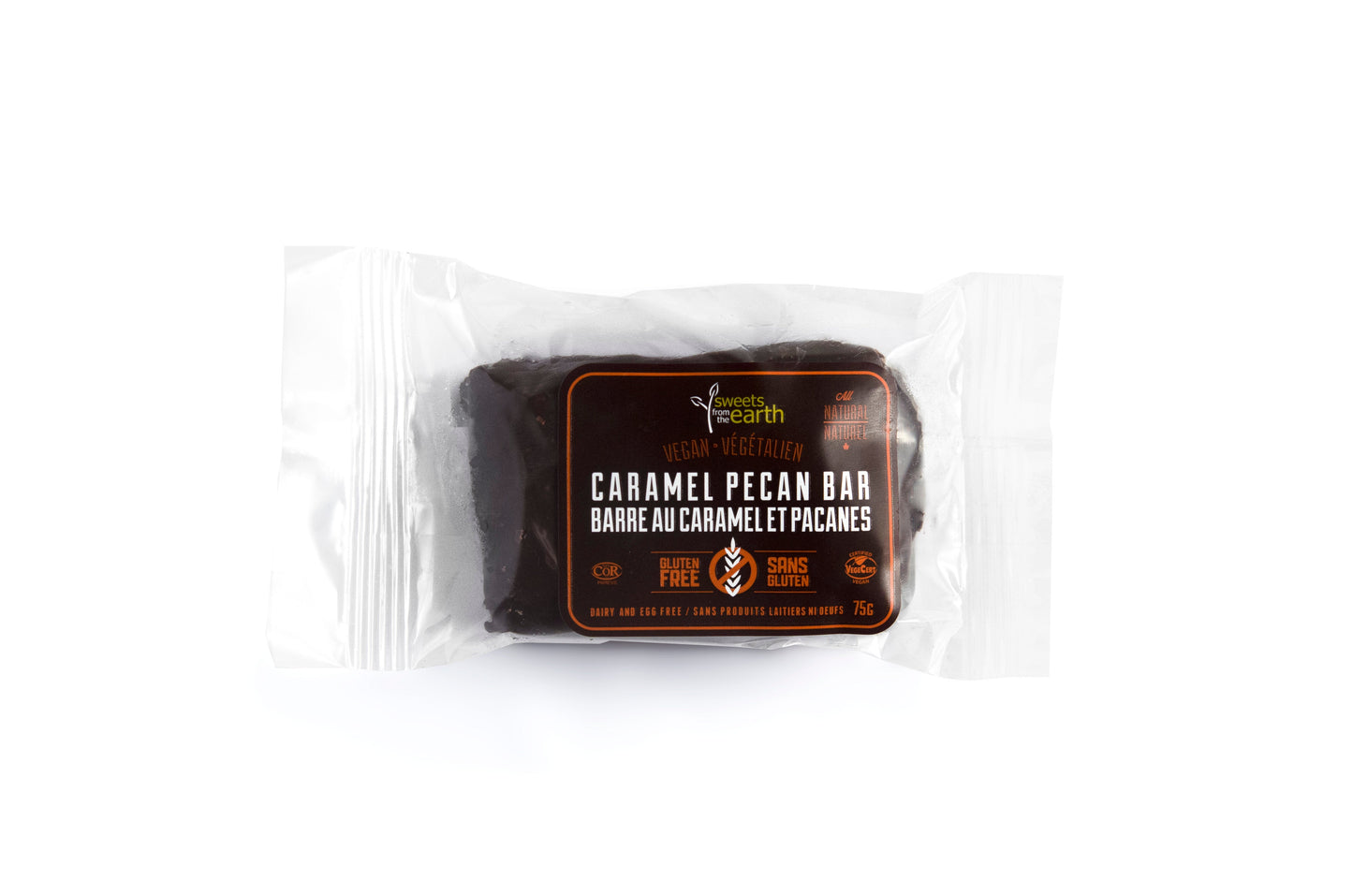 Gluten Free Caramel Pecan Bar - 75g x 6 pack