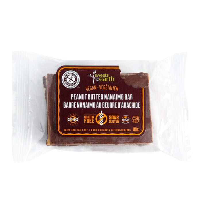 Gluten Free Peanut Butter Nanaimo Bar - 80g x 6 **GTA ONLY**