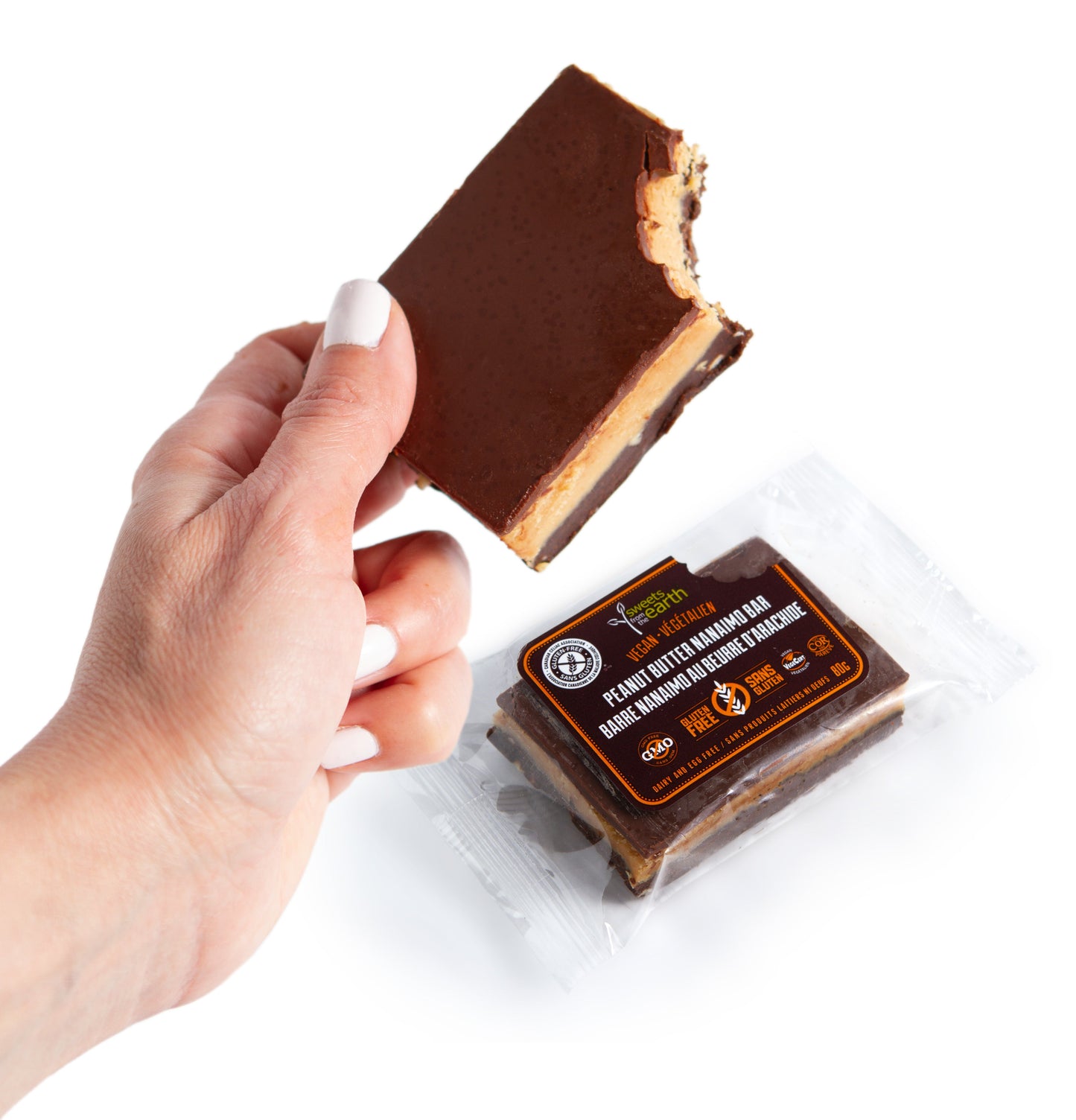 Gluten Free Peanut Butter Nanaimo Bar - 80g x 6 **GTA ONLY**