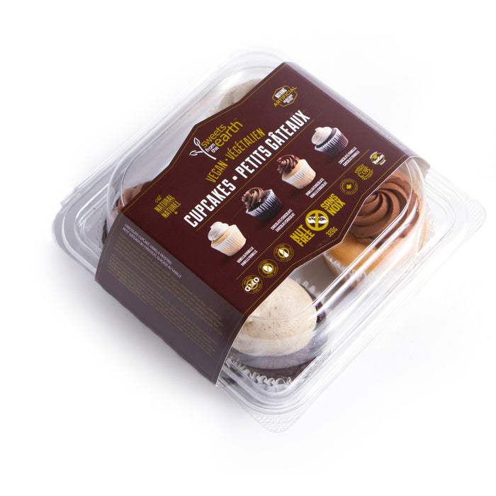 Chocolate & Vanilla Cupcake 4-pack - 320g **GTA ONLY**