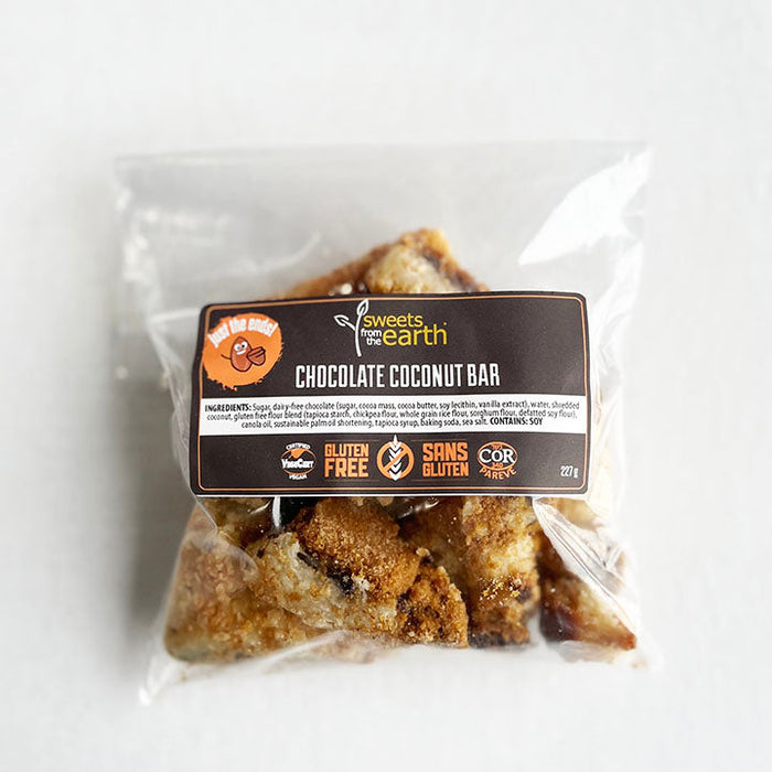 Gluten Free Chocolate Coconut Bar JUST THE ENDS!