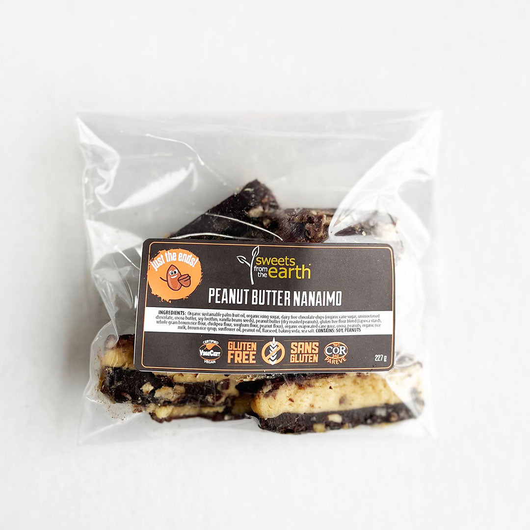 Gluten Free Peanut Butter Nanaimo JUST THE ENDS!