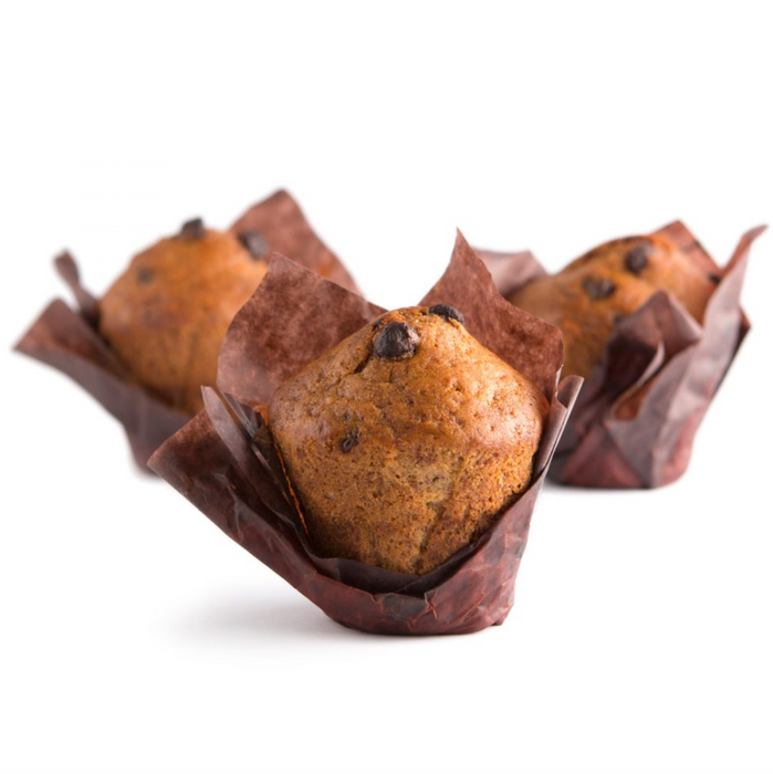 Gluten Free Banana Chocolate Chip Muffins - 140g x 6
