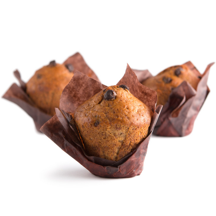 Banana Chocolate Chip Muffins - 140g x 6