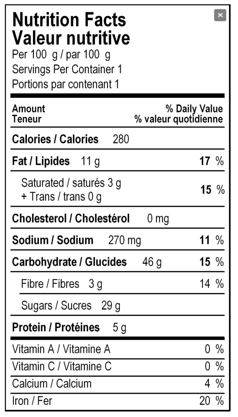 Chocolate Fudge Cake Pan - 700g **GTA ONLY**