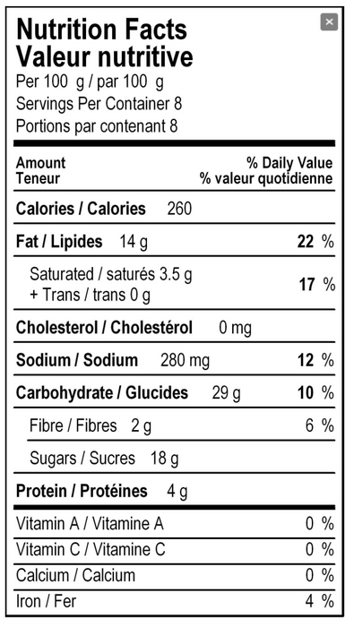 Dairy Free Wild Blueberry Cheesecake Pan - 800g **GTA ONLY**