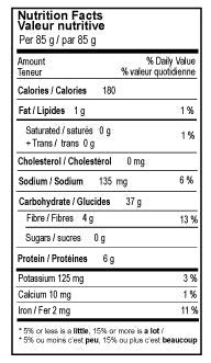 Whole Wheat Par-Baked Pizza Crust - 85g x 6