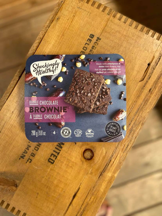 Shockingly Healthy! Gluten Free Double Chocolate Brownie 4-pack (280g)