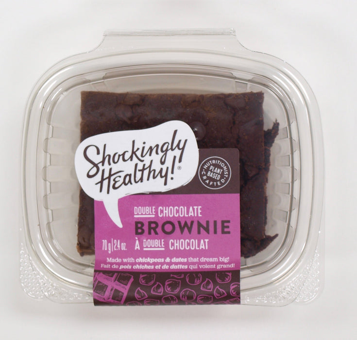 Shockingly Healthy! Gluten Free Double Chocolate Brownie (70g)