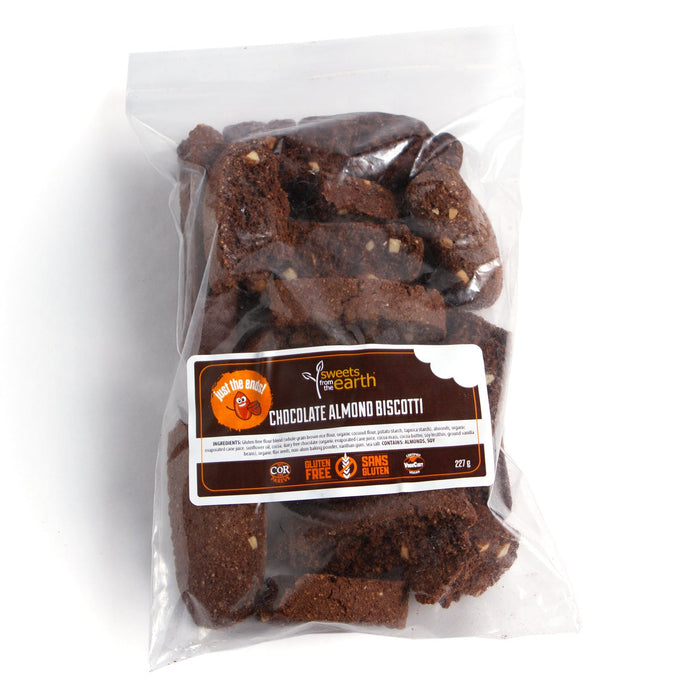 Gluten Free Chocolate Almond Biscotti JUST THE ENDS!
