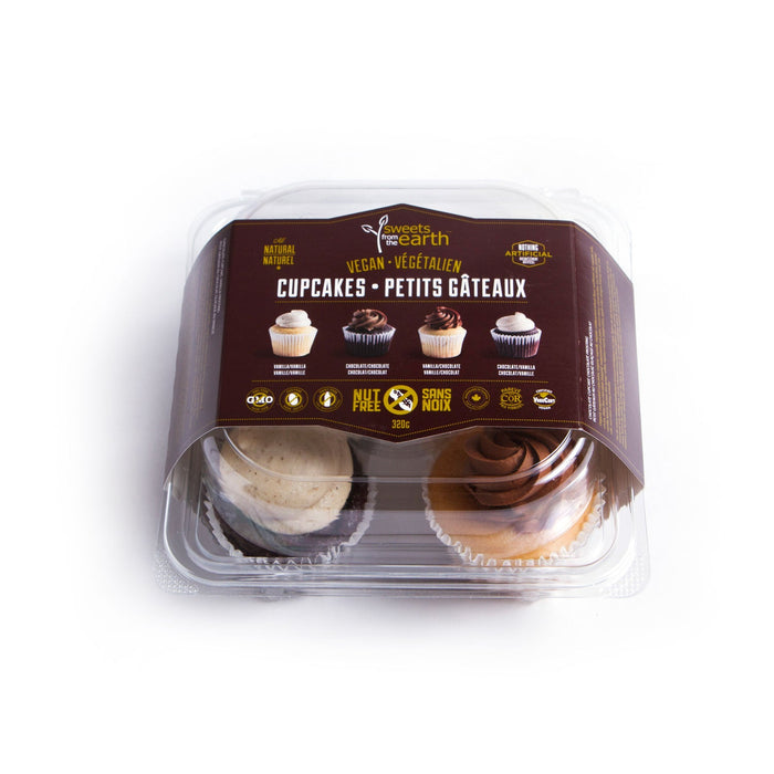 Chocolate & Vanilla Cupcake 4-pack - 320g **GTA ONLY**