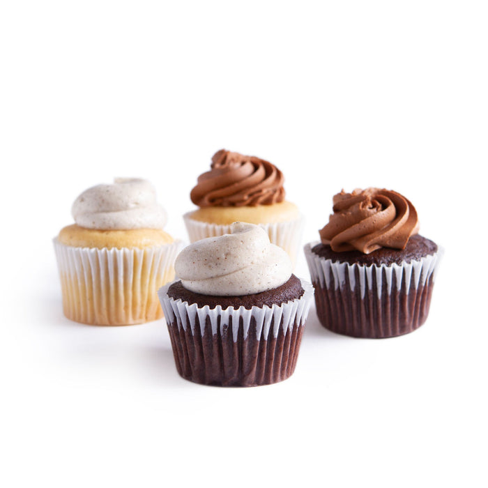 Chocolate & Vanilla Cupcake 4-pack - 320g **GTA ONLY**