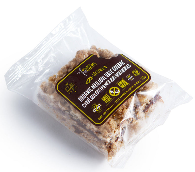 Organic Medjool Date Square - 100g x 6