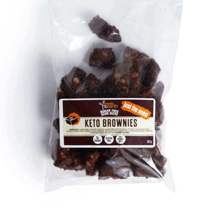 Sugar Free Keto Brownies JUST THE ENDS! - 227g