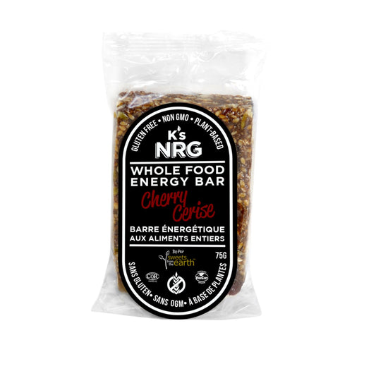K's NRG Whole Food Energy Bars Cherry - 75g x 6 pack