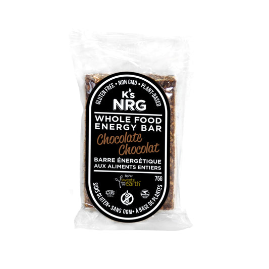 K's NRG Whole Food Energy Bars Chocolate - 75g x 6 pack