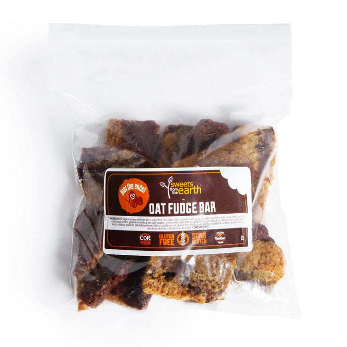 Gluten Free Oat Fudge Bar JUST THE ENDS!
