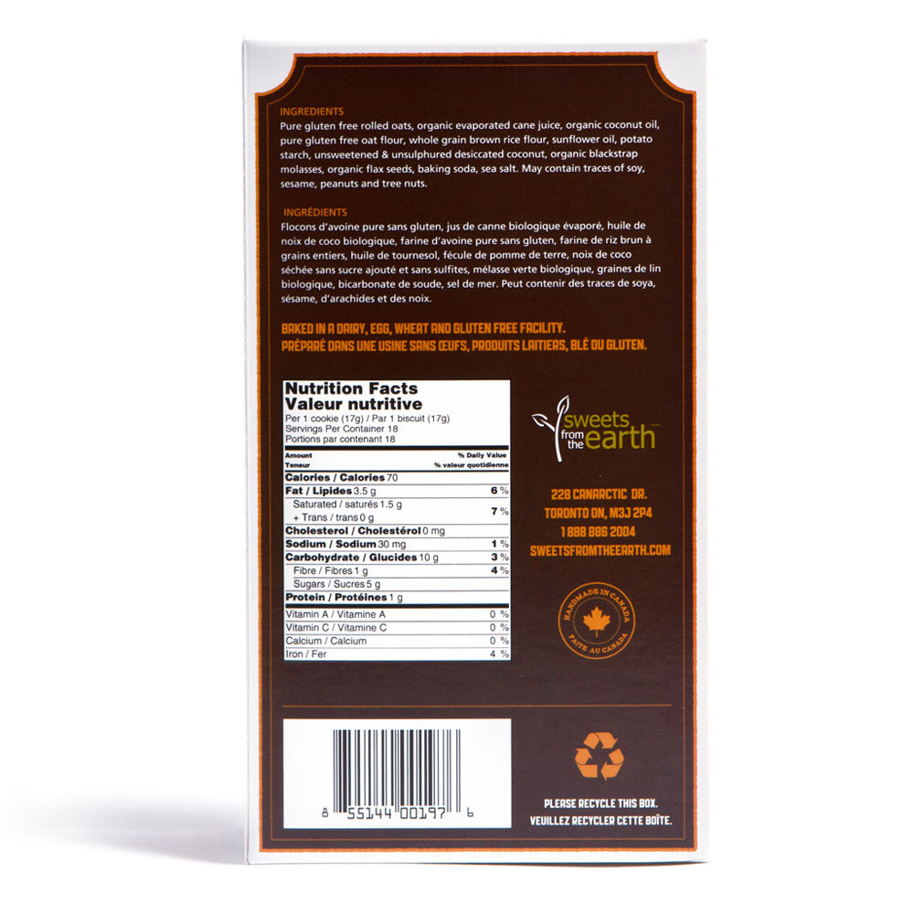 Gluten Free Oatmeal Coconut Cookie Box - 300g